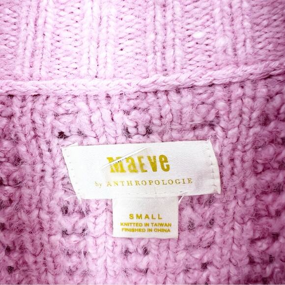 Anthropologie Maeve Turtleneck Pullover Sweater S Pink - Picture 6 of 8